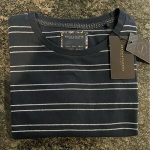 Denim & Flower Dark Blue Striped Tee